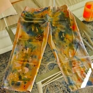 Signature Green and Blue Straight Leg Jeans